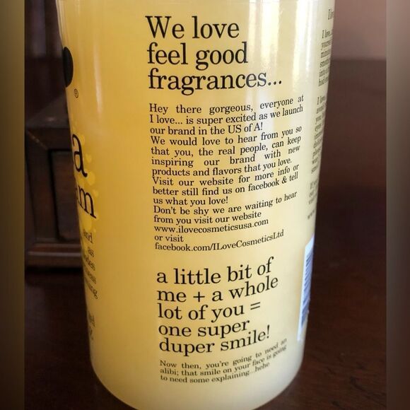 I LOVE ... - NWT - Vanilla & Ice Cream Bubble Bath & Shower Gel. 16.9 fl. oz. - Picture 6 of 13